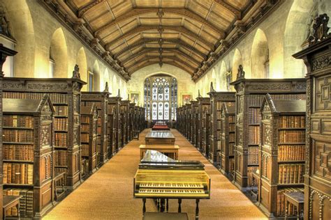 The Interior Of The Old Library St Johns College Cambridge