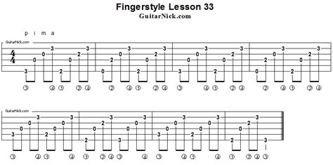 Fingerstyle Lesson 33 Lesson Acoustic Guitar Lessons Fingerstyle Guitar