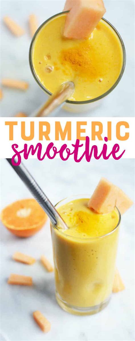 Turmeric Smoothie Recipe Easy Turmeric Drink