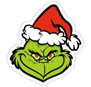 the Grinch Sticker | The grinch cartoon, Grinch drawing, Cute christmas