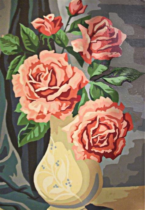 Pin By Carrie Delgadillo On Paint By Number Vintage Painting Paint