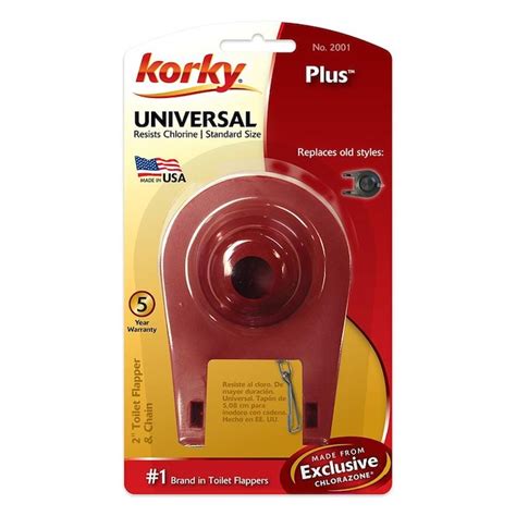 Korky 2 In Rubber Universal Toilet Flapper In The Toilet Flappers