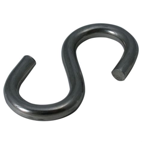 1 4 S Hook 6mm X 52mm Type 304 Stainless Steel