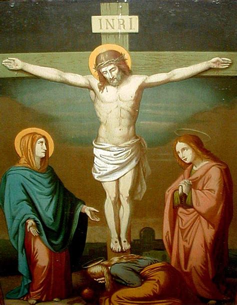 And make the sign of the cross at the end of each station. The 12th station of the cross - St Andrew's Church Deal