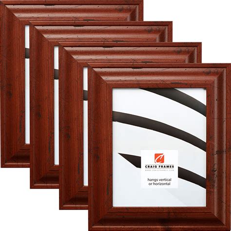 Craig Frames Contemporary 2 Rustic Walnut Brown Picture Frame 4