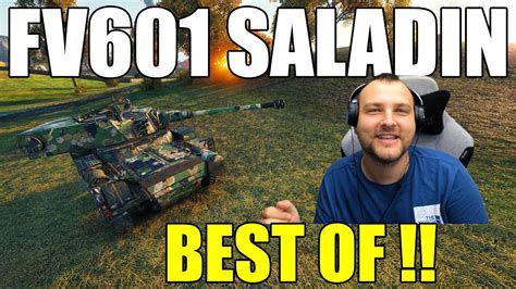 Fv601 Saladin Best Of In World Of Tanks Youtube