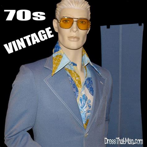 70s Textured Vintage Leisure Suit Mens 40s 35w Dressthatman Mens