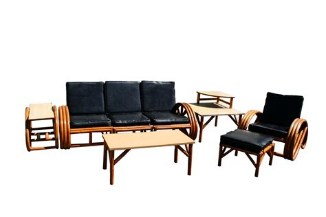 Mid Century Modern Pretzel Patio Furniture Set Chairish