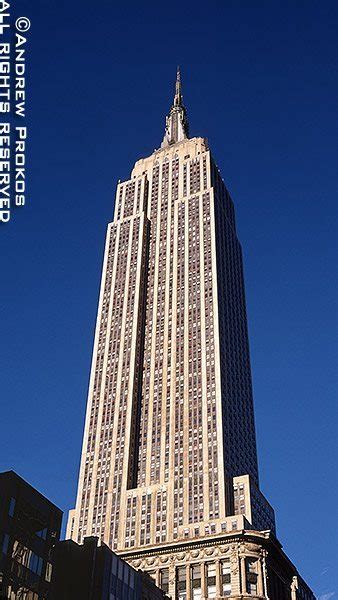 Panoramic View Of The Empire State Building Framed Photograph By