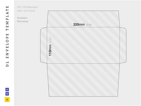 Dl Envelope Template Free Download Printable Templates