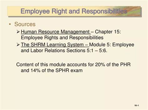 Ppt Employee Right And Responsibilities Powerpoint Presentation Free