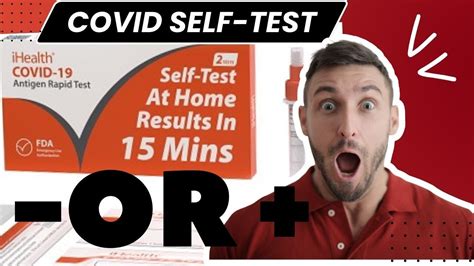 Covid 19 Test In 2023 Self Test At Home Ihealth Self Test Kit Cdc