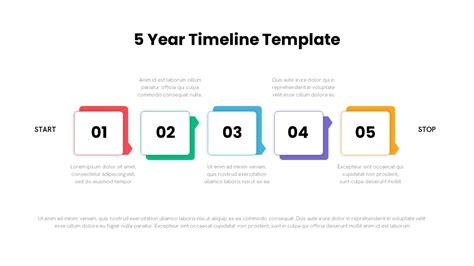 5 Year Timeline Template Slidebazaar