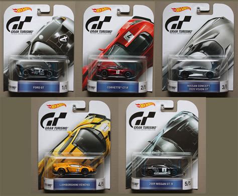 Hot Wheels Retro Ent Gran Turismo Complete Set Of