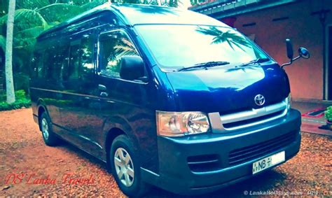 Sri Lanka Van Rentalshire Toyota Kdh 10 12 14 Seats Van For Hire