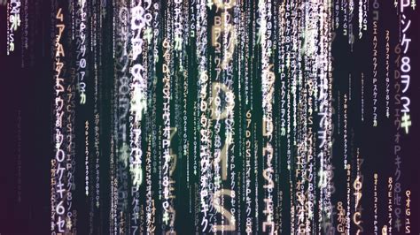 Matrix Binary Code Falling Wallpaper Wallpapersafari