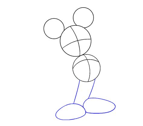 Cute Easy Drawings Mickey Mouse Crayon Castles
