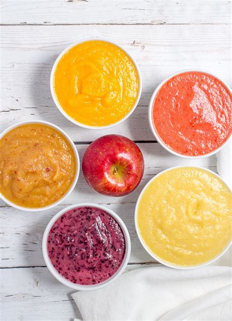 Mass produced foods from fast food producers: Homemade applesauce: 5 fruit flavors - Family Food on the ...