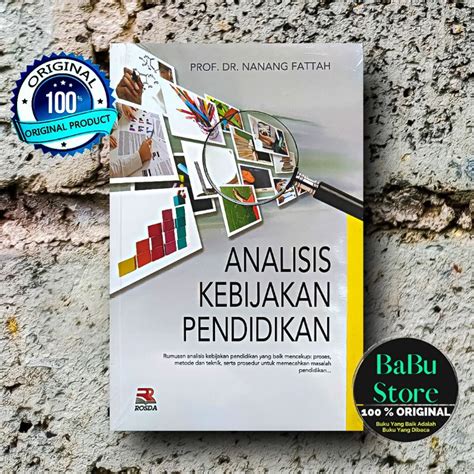 Jual Buku Analisis Kebijakan Pendidikan Nanang Fattah Rosda