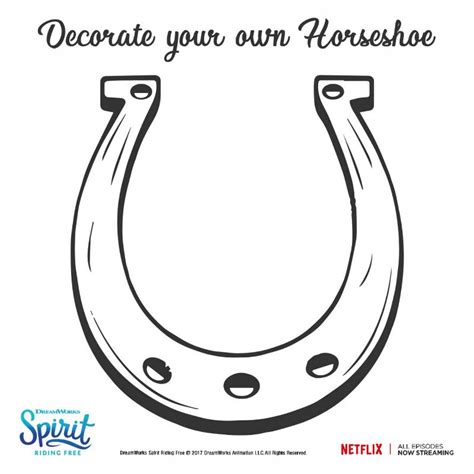 This fun netflix show aired for 8 seasons, plus 2 collections of 'pony tales' and a christmas movie. Free Spirit Riding Free Horseshoe Coloring Page | Mama ...