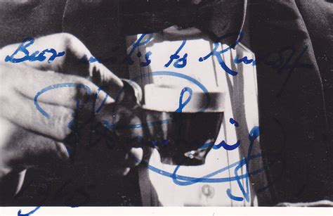 Cushing Peter Signed 3½x 5½ Portrait 1965 Dracula Hammer 0012
