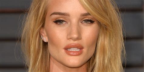 Rosie Huntington Whiteleys Sexy Party Hair And More Celebrity Beauty
