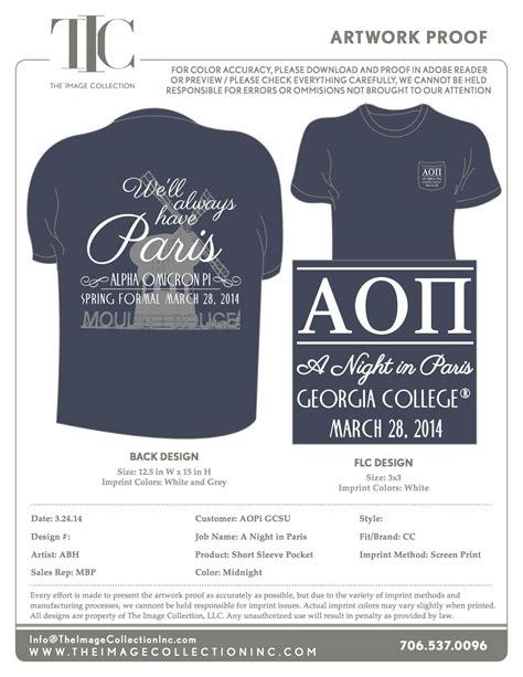 Let our amazing art design team help you bring your big idea to life or browse through our collection of online designs. Alpha Omicron Pi Formal T-Shirts by The Image Collection ...