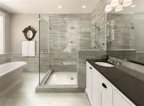Genesis Marble Look Porcelain Tile Bathroom Interior Bathroom