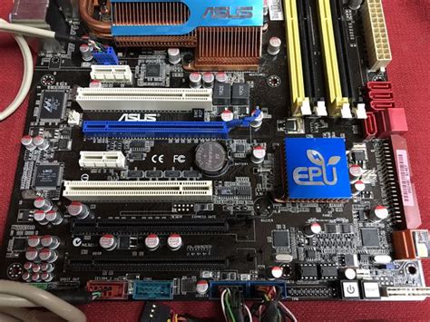 Asus P5q E Lga775 Socket Intel Motherboard Video Card Cpu Heat Sink