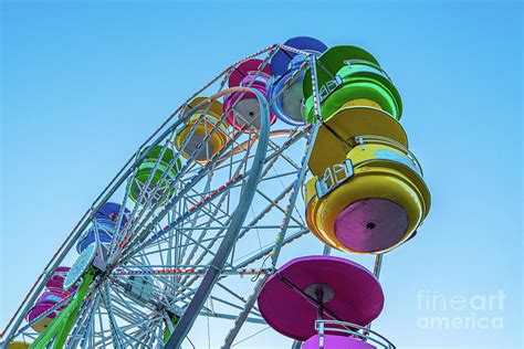 Ferris Wheel Rainbow Photograph By Vera Chwostyk Pixels