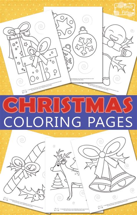 Christmas Coloring Pages for Kids - itsybitsyfun.com