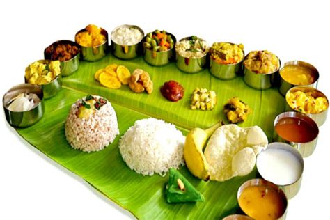 Onam Sadhya Onam Festival Banana Leaf Food Platter Of Kerala The