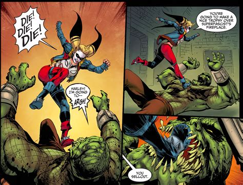 Harley Quinn Vs Killer Croc Injustice Gods Among Us Comicnewbies