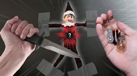 Cutting Open Evil Elf On The Shelf Doll At 3 Am Whats Inside Elf On