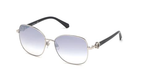 Swarovski Sk0254 16c Sunglasses Silver Visiondirect Australia