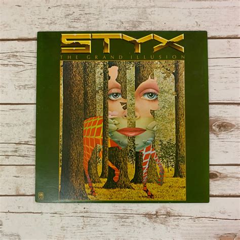 Styx The Grand Illusion 1977 Vintage Vinyl Record Lp Etsy