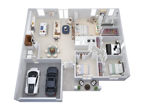 Create 2d 3d Floor Plans By The 2d3d Floor Plan Company Architizer