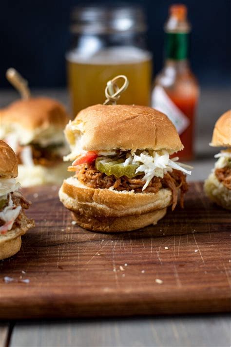 Bbq Pulled Pork Sliders Recipe Kitchen Swagger