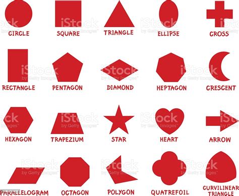 Education Basic Geometric Shapes Stock Illustration - Download Image