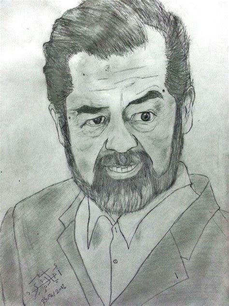Saddam Hussien Male Sketch Drawings Art Art Background Kunst Sketches Performing Arts