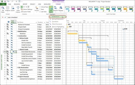 Displaying The Task Path In Microsoft Project Artofit