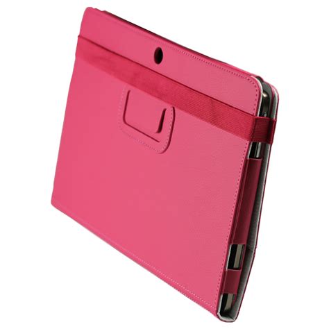 Pink Pu Leather Case For Asus Eee Pad Transformer Tf101 30 Android