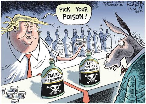 Episode aired jan 26, 2020. Political Cartoon on 'Dems Contemplate Impeachment' by Rob ...