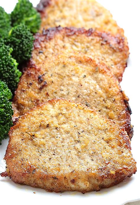 They are juicy, tender, and full of flavor. Baked Garlic Parmesan Pork Chops | Recipe | Pork chop recipes baked, Recipes, Parmesan pork