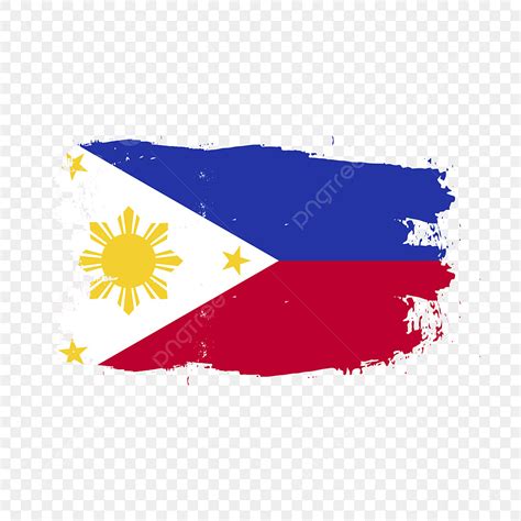 Flag Philippines Clipart Transparent PNG Hd Philippines Flag Brush