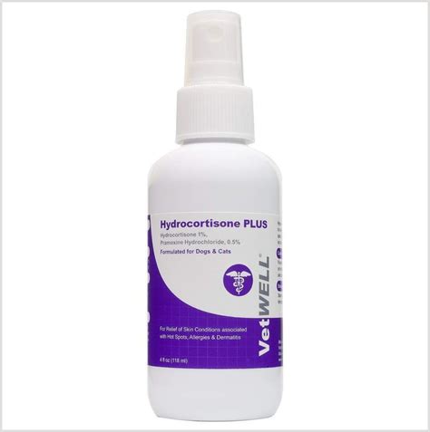 Vetwell Hydrocortisone Spray For Dogs And Cats Itchy Skin Relief From
