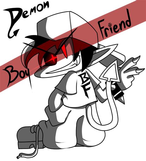 Fnf Au Demon Boyfriend Shaded Doodle By Artsygum On Deviantart