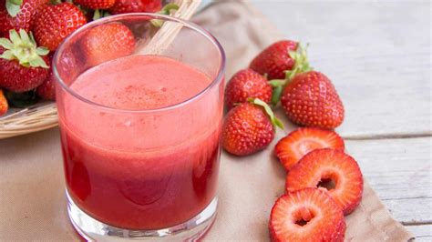 Homemade Strawberry Juice Recipe Fresh And Fruity