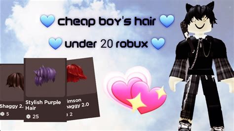 5 Best Roblox Hair Under 25 Robux ♥ 😍 Itsmerobloxsoftie Roblox