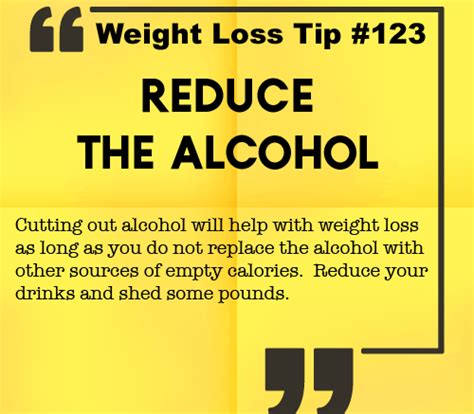 Weight Loss Tip Reduce The Alcohol Walking Off Pounds
